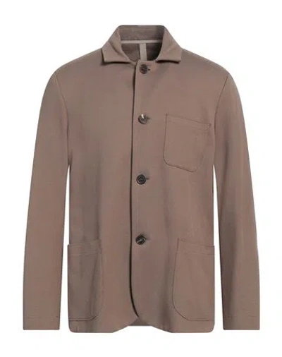 Harris Wharf London Man Blazer Khaki Size 40 Cotton In Neutral