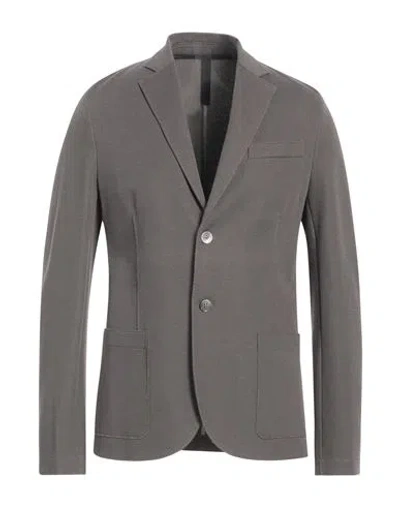 Harris Wharf London Man Blazer Khaki Size 40 Cotton, Polyamide, Elastane, Polyester, Polyurethane In Beige