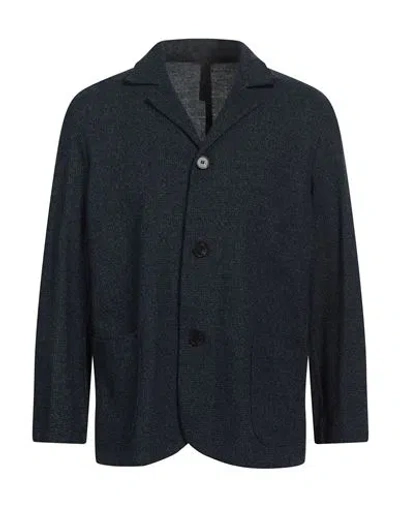 Harris Wharf London Man Blazer Midnight Blue Size 38 Cotton