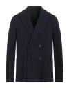Harris Wharf London Man Blazer Midnight Blue Size 44 Tencel, Polyamide, Cotton, Elastane