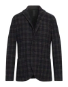 Harris Wharf London Man Blazer Midnight Blue Size 46 Virgin Wool In Blue