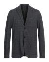Harris Wharf London Man Blazer Navy Size 44 Cotton, Viscose, Polyester, Elastane In Blue