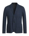 Harris Wharf London Man Blazer Navy Size 44 Wool, Cotton In Blue