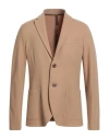 Harris Wharf London Man Blazer Sand Size 40 Cashmere, Elastane In Brown