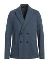 Harris Wharf London Man Blazer Slate Blue Size 40 Cotton In Blue