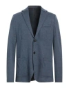 Harris Wharf London Man Blazer Slate Blue Size 40 Virgin Wool