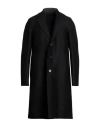 Harris Wharf London Man Coat Black Size 36 Virgin Wool, Polyester