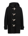 Harris Wharf London Man Coat Black Size 42 Virgin Wool In Black