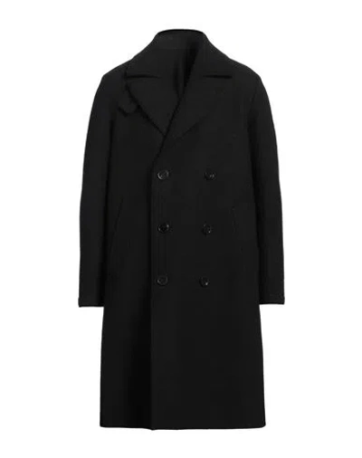 HARRIS WHARF LONDON HARRIS WHARF LONDON MAN COAT BLACK SIZE 44 VIRGIN WOOL