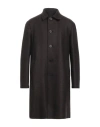 Harris Wharf London Man Coat Dark Brown Size 40 Virgin Wool