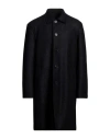Harris Wharf London Man Coat Midnight Blue Size 42 Virgin Wool In Blue
