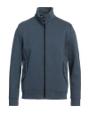 Harris Wharf London Man Jacket Slate Blue Size 44 Cotton In Blue