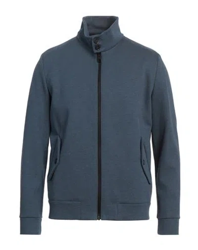 Harris Wharf London Man Jacket Slate Blue Size 44 Cotton