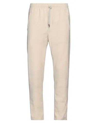 Harris Wharf London Man Pants Beige Size 32 Polyester, Elastane In Beige