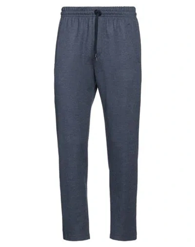 Harris Wharf London Man Pants Slate Blue Size 34 Wool In Blue