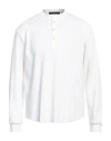 Harris Wharf London Man Sweater White Size 40 Cotton, Elastane