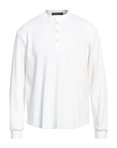 Harris Wharf London Man Sweater White Size 40 Cotton, Elastane