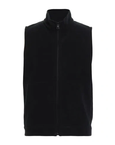 Harris Wharf London Man Vest Midnight Blue Size 38 Polyester In Black