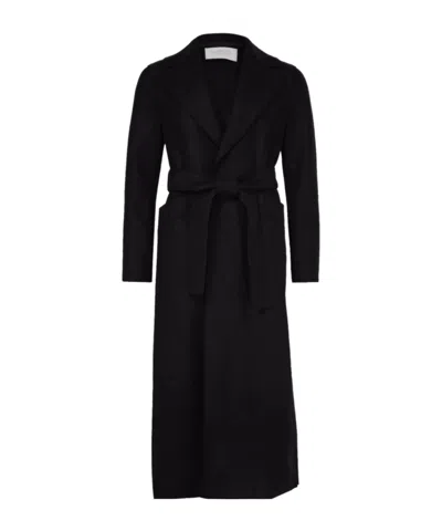 Harris Wharf London Maxi Coat In Black