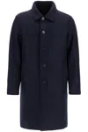 Harris Wharf London Man Coat Midnight Blue Size 42 Virgin Wool In Blue