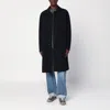 Harris Wharf London Navy Blue Single-breasted Wool Coat Men In Blue
