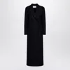 Harris Wharf London Woman Coat Steel Grey Size 12 Virgin Wool In Blue
