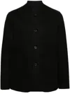 Harris Wharf London Nehru Bomber Jacket In Black