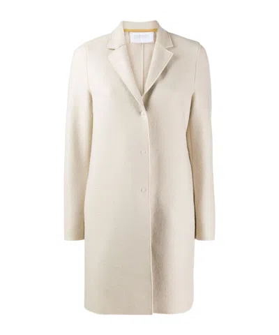 Harris Wharf London Notched Lapel Coat In Nude