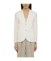 Harris Wharf London Notched-lapels Single-breasted Blazer In White