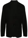 Harris Wharf London Notched-lapels Single-breasted Blazer In Black