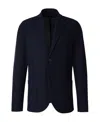 Harris Wharf London Notched-lapels Single-breasted Blazer In Black