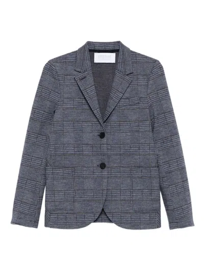 Harris Wharf London One Breasted Jacket In Gray