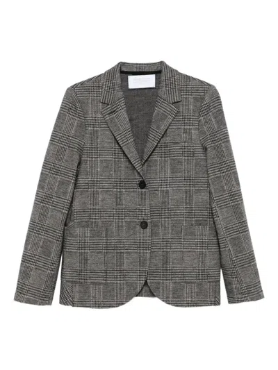 Harris Wharf London One Breasted Jacket In Gray