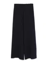 Harris Wharf London Flared Trousers In Blue
