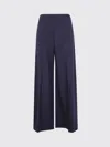 Harris Wharf London Wide-leg Wool Trousers In Blue