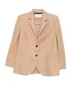 Harris Wharf London Patch-pocket Buttoned Blazer In Neutral