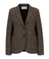 Harris Wharf London Single-breasted Blazer In Brown