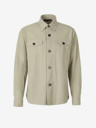 HARRIS WHARF LONDON HARRIS WHARF LONDON PLAIN BUTTON OVERSHIRT