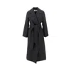 Harris Wharf London Pressed Wool Coat With Belt