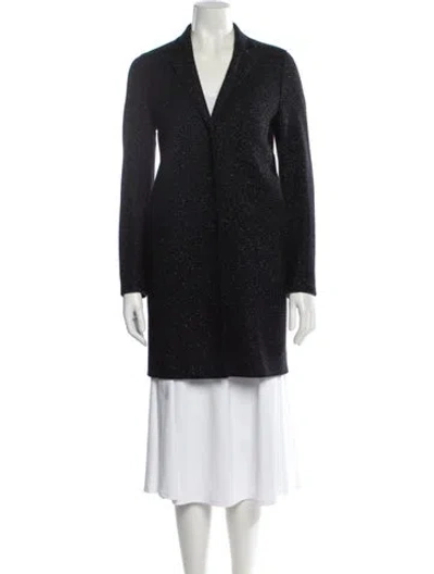 Pre-owned Harris Wharf London Printed Blazer In Black