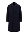 Harris Wharf London Fly Front Raglan Coat, In Knitted Boiled Wool In Black
