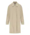 Harris Wharf London Sand Scuba Coat In Neutral