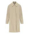 Harris Wharf London Sand Scuba Coat In Beige