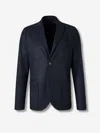 Harris Wharf London Single-button Patch-pocket Blazer In Blue