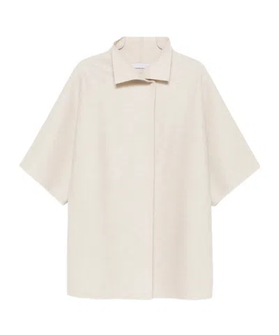 HARRIS WHARF LONDON SHORT-SLEEVE COLLARED JACKET
