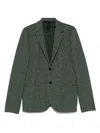 Harris Wharf London Single-breasted Blazer In Green