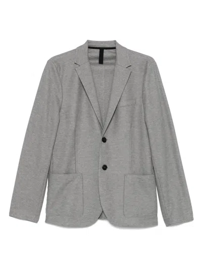 Harris Wharf London Single-breasted Blazer In Grey