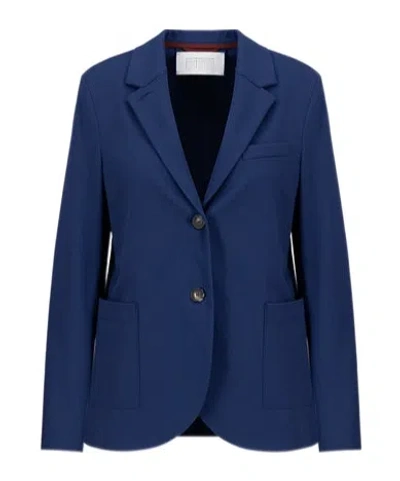 Harris Wharf London Single-breasted Blazer In Indigo