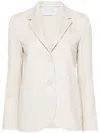 Harris Wharf London Single-breasted Blazer Jacket In Beige