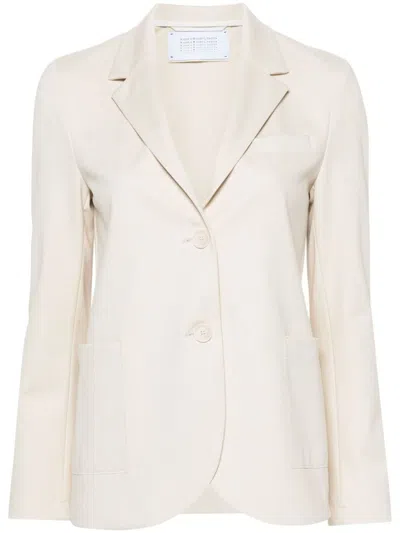 Harris Wharf London Single-breasted Blazer Jacket In Beige
